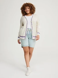 Drop Shoulder Cardigan