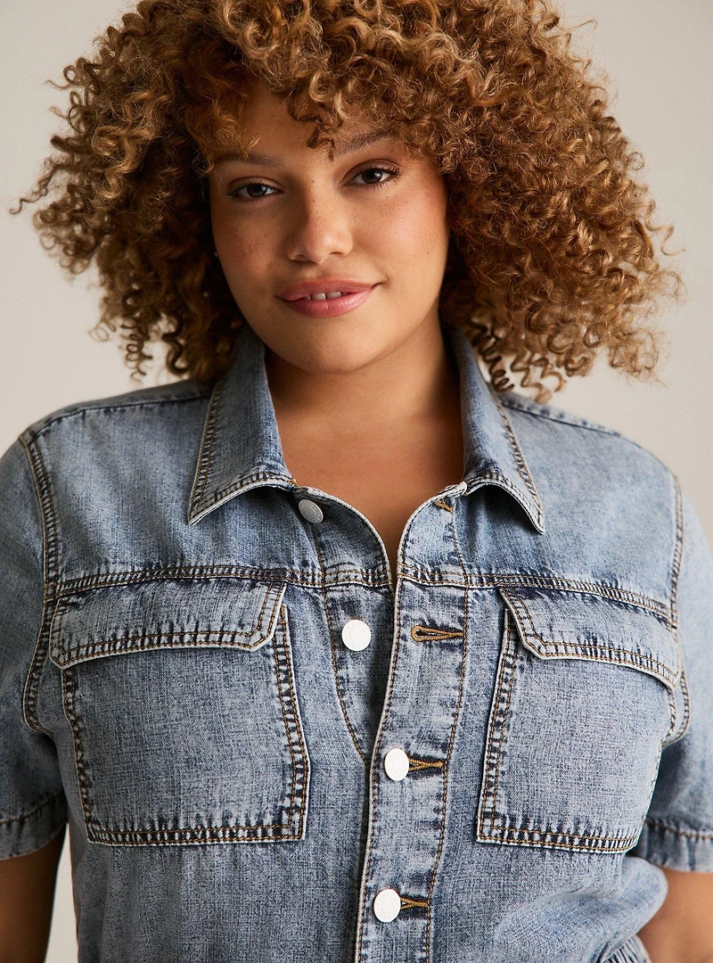 Festi Denim Boiler Romper