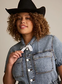 Festi Denim Boiler Romper