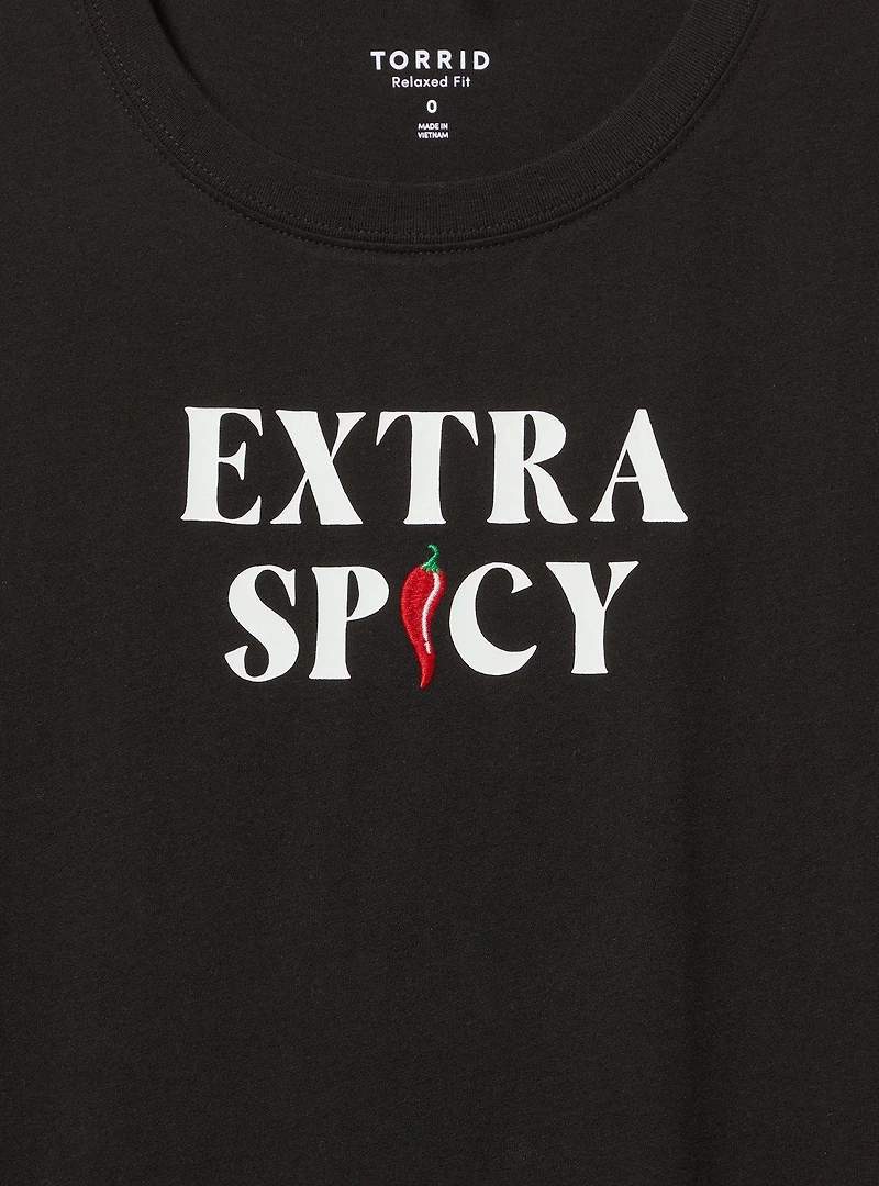 Extra Spicy Relaxed Heritage Jersey Embellished Tank