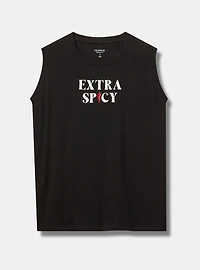 Extra Spicy Relaxed Heritage Jersey Embellished Tank
