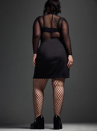 Nightfall Lace-Up Mini Skirt