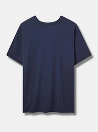Flag Relaxed Heritage Jersey Raw Edge Tee