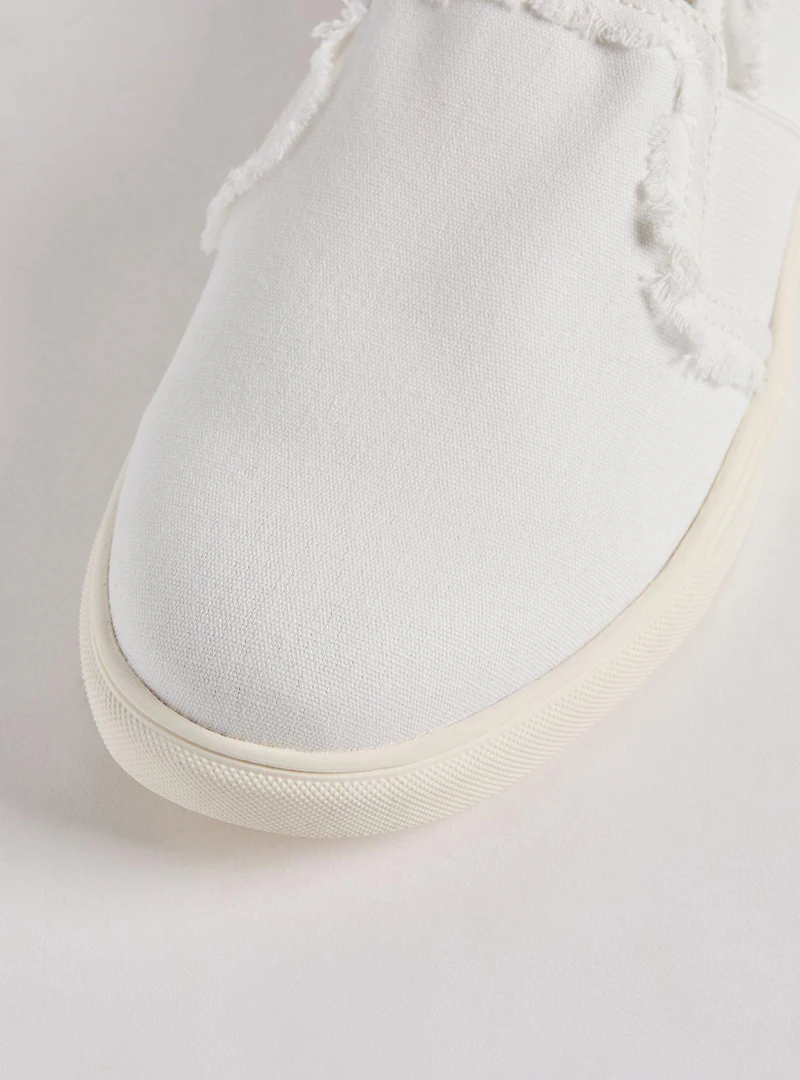 Frayed Slip-On Sneaker (WW