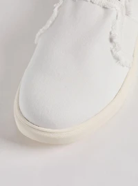 Frayed Slip-On Sneaker (WW