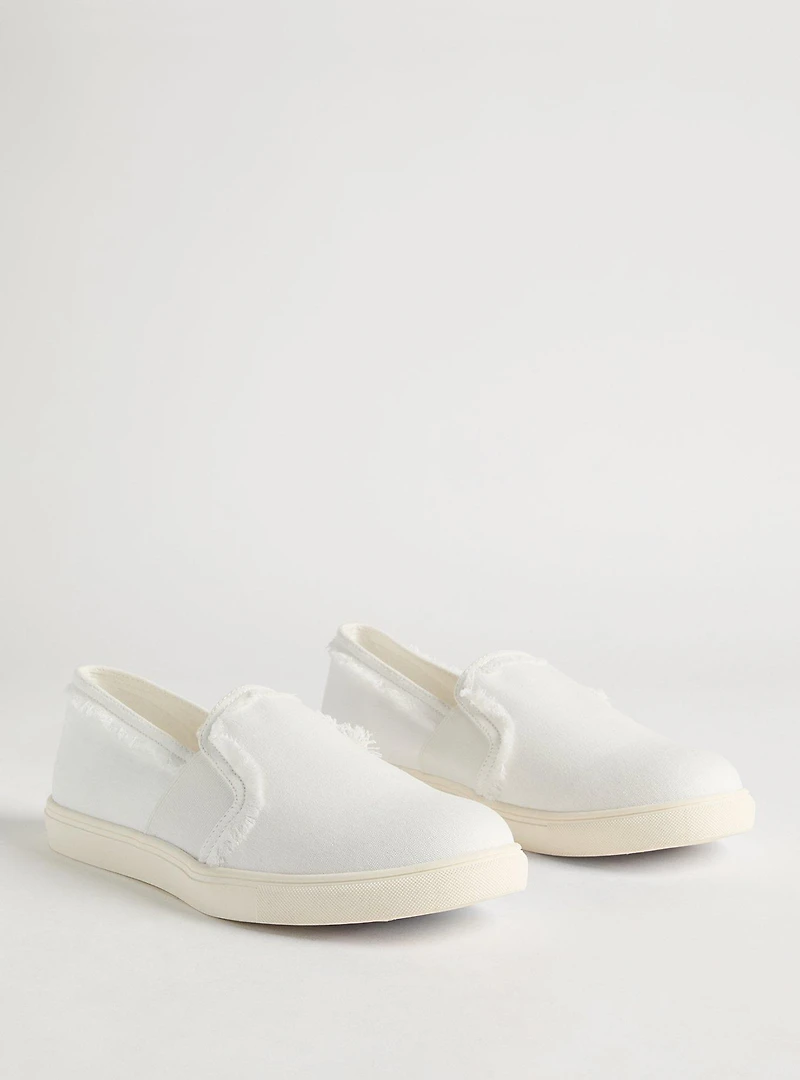 Frayed Slip-On Sneaker (WW