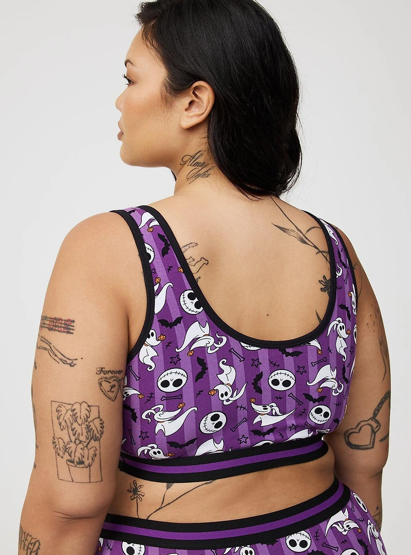 Nightmare Before Christmas Cotton Bralette