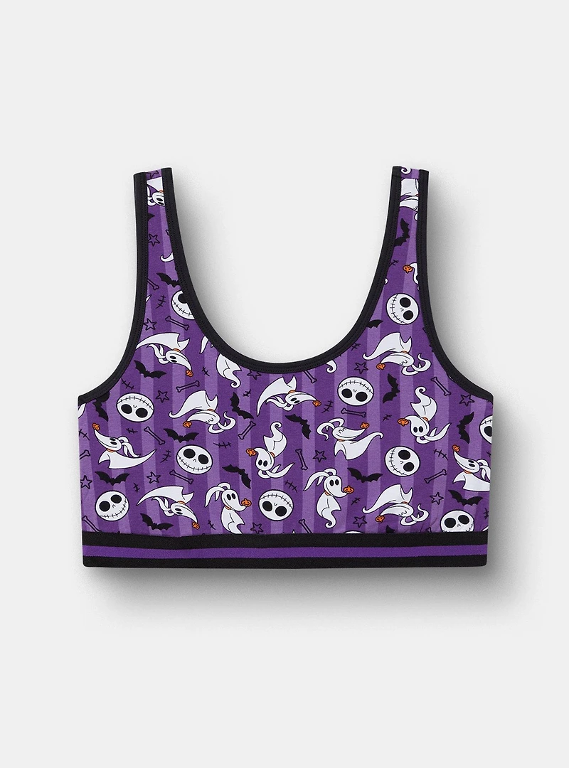 Nightmare Before Christmas Cotton Bralette