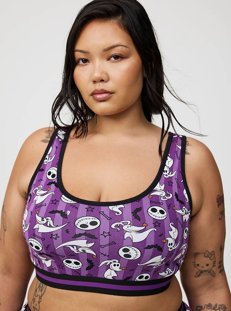 Nightmare Before Christmas Cotton Bralette