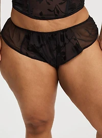 Burnout Satin Flutter Thong