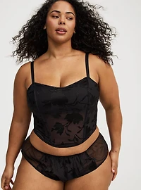 Burnout Satin Flutter Thong