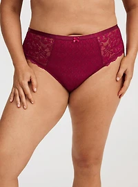 Lace Mid-Rise Hipster Panty
