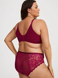 Lace Mid-Rise Hipster Panty