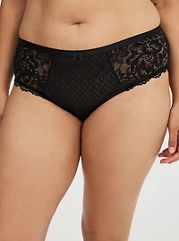 Lace Mid-Rise Hipster Panty