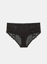 Lace Mid-Rise Hipster Panty