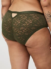 Super Soft Lace Mid-Rise Hipster Panty