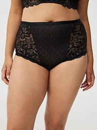Lace High-Rise Brief Panty