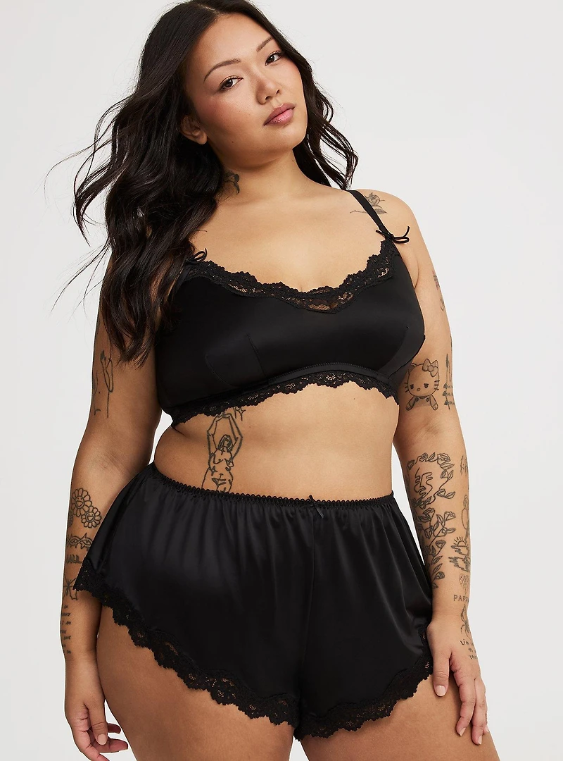 Cheeky Lace Trim Short