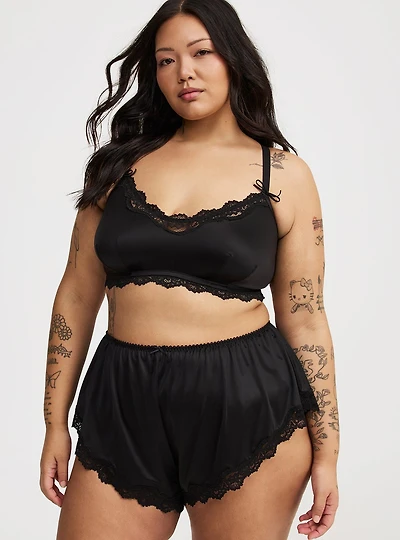 Cheeky Lace Trim Short