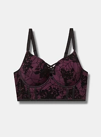 Halloween Push-Up Plunge Longline Bra