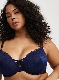 Plunge Unlined Boudoir Lace Bra