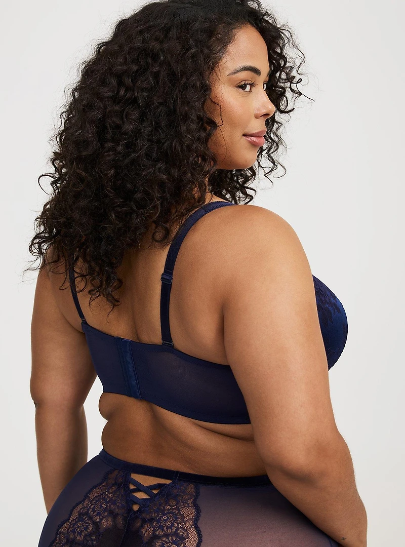 Plunge Unlined Boudoir Lace Bra