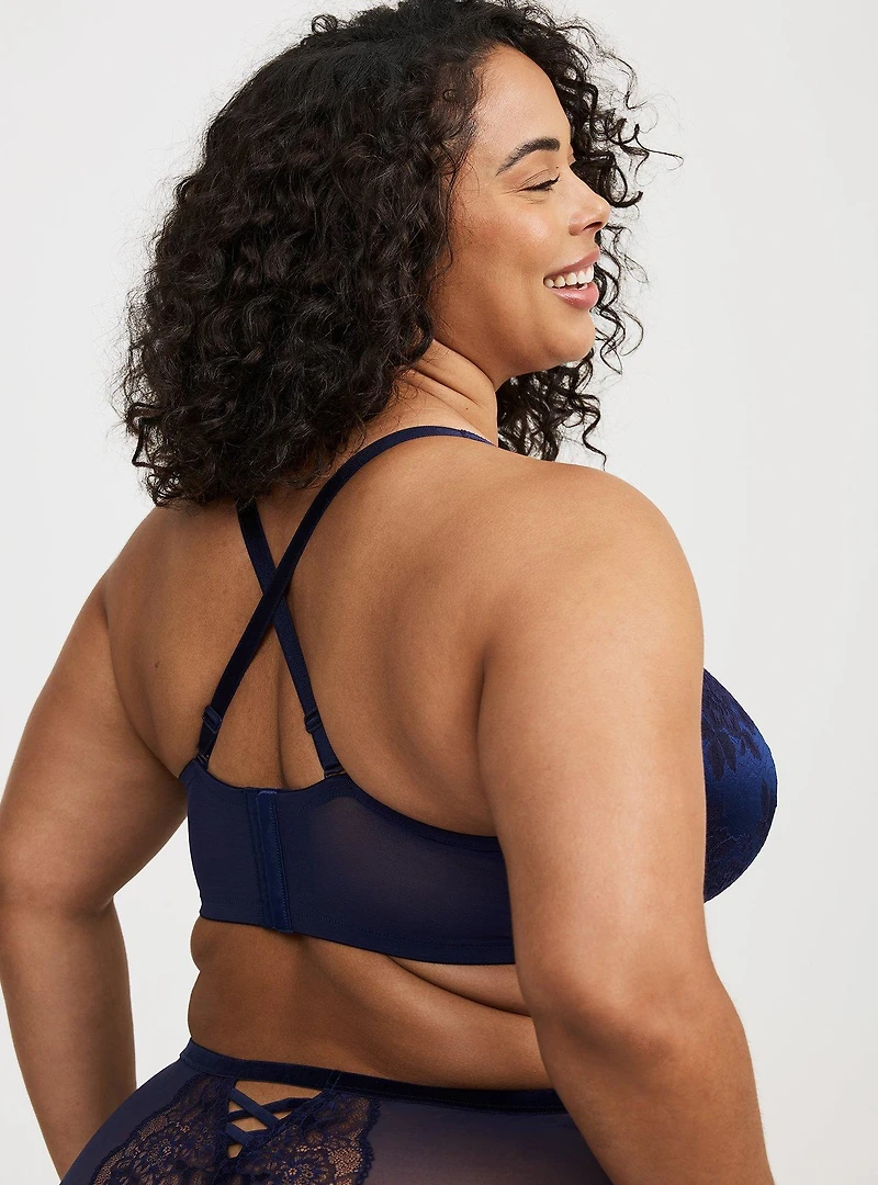 Plunge Unlined Boudoir Lace Bra