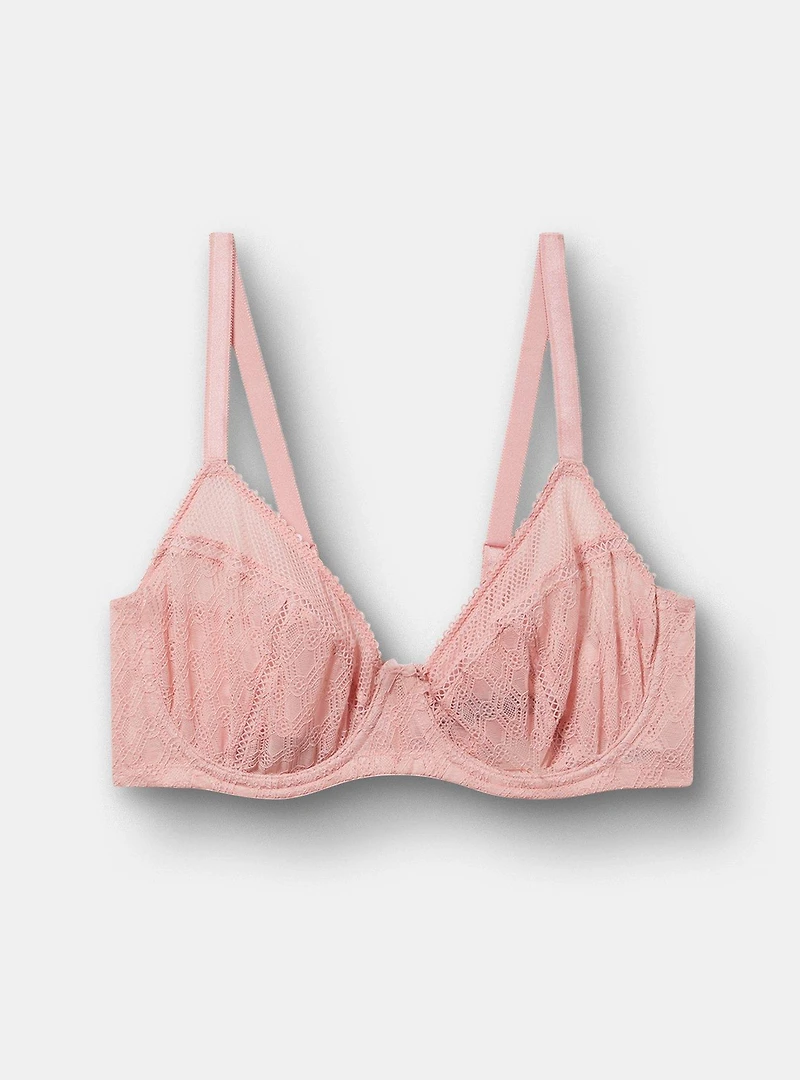 Full-Coverage Unlined Bra