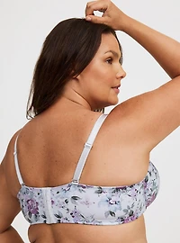 XO Plunge Push-Up Floral Bra