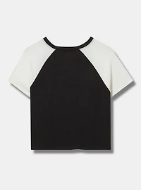 Rainbow Fitted Vintage Jersey Ringer Tee