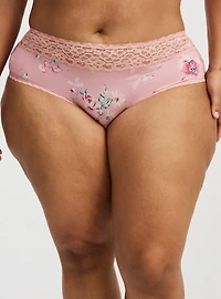 SECOND SKIN MID RISE CHEEKY XO BACK PANTY