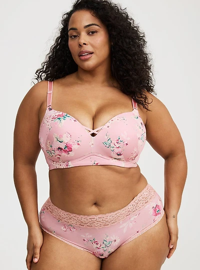 SECOND SKIN MID RISE CHEEKY XO BACK PANTY