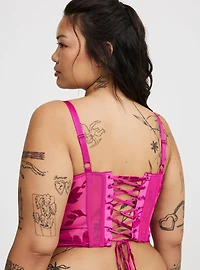 Burnout Satin Bustier