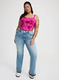 Burnout Satin Bustier