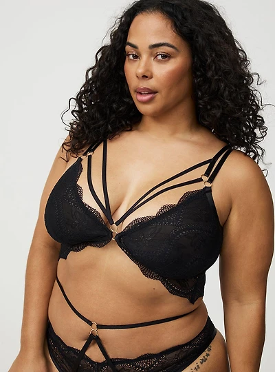 Strappy Wireless Lace Bralette