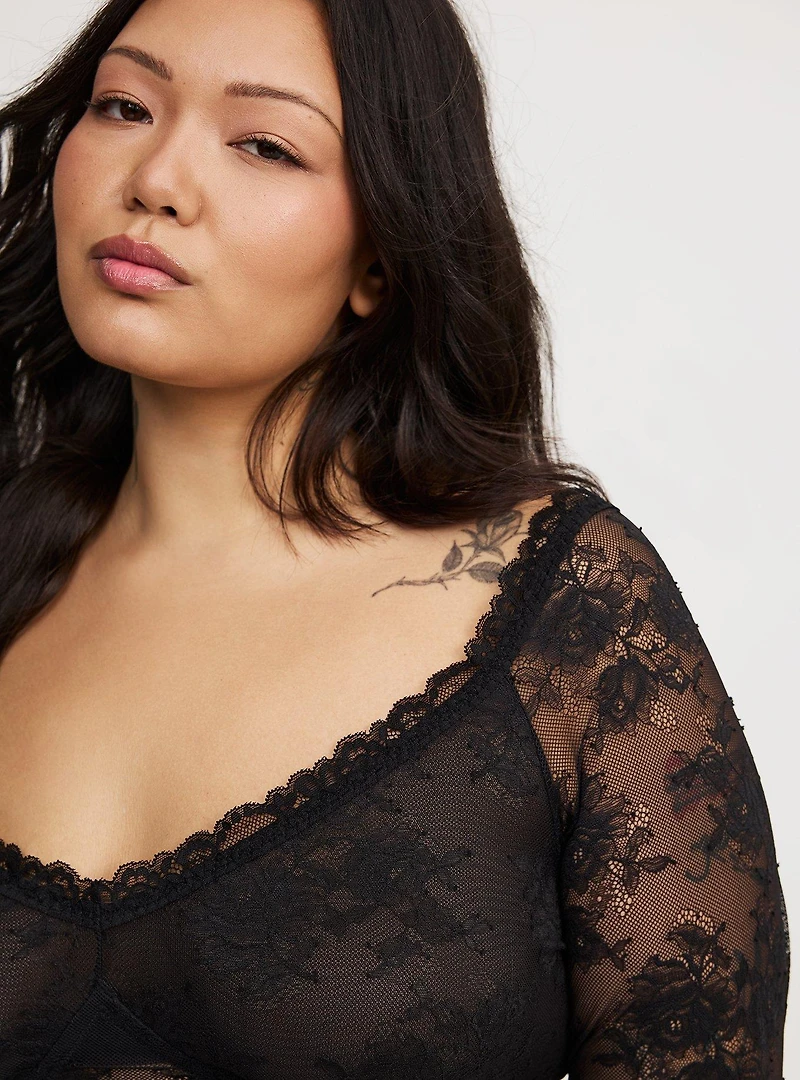 Off-Shoulder Lace Top