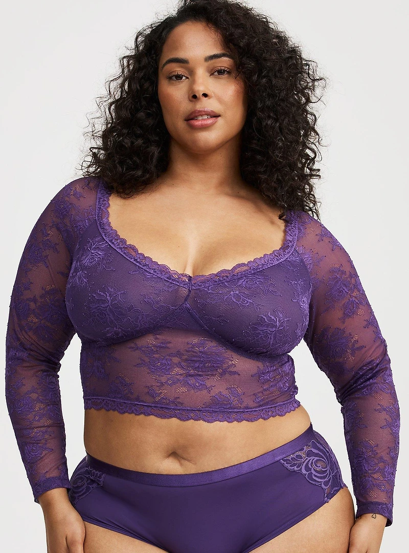 Off-Shoulder Lace Top