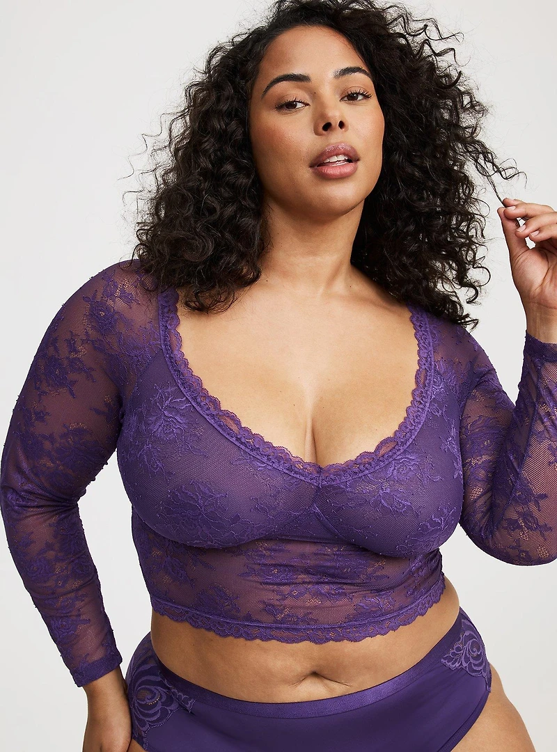 Off-Shoulder Lace Top