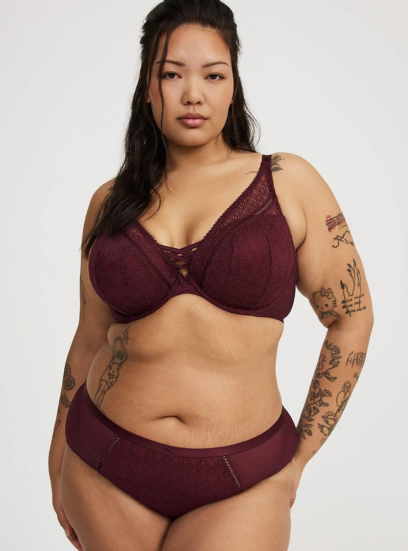 XO Plunge Push-Up High Apex Bra