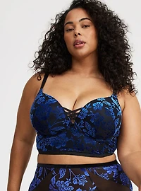 XO Plunge Push-Up Longline Bra