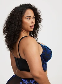 XO Plunge Push-Up Longline Bra