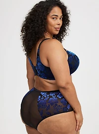 Velvet Burnout High-Rise Cheeky Panty