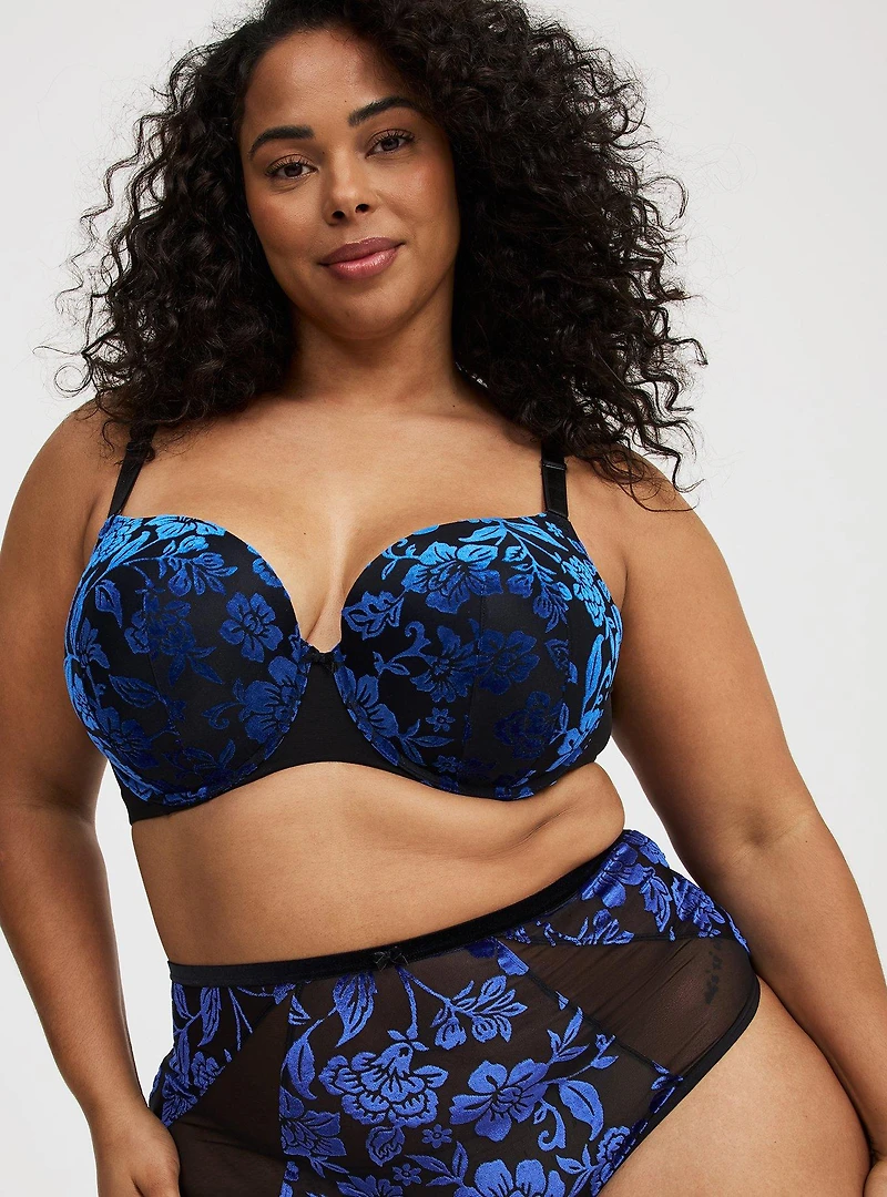 Velvet Burnout High-Rise Cheeky Panty
