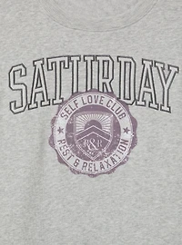 Saturday Cozy Fleece Sweatshirt
