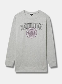 Saturday Cozy Fleece Sweatshirt