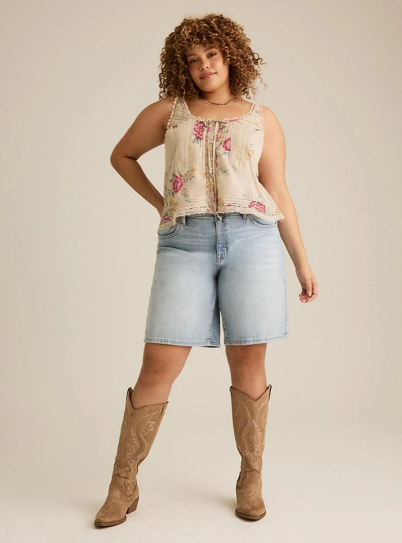 Festi Baggy Mid-Rise Jort