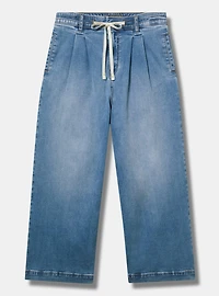 High-Rise Wide Leg Ankle Crop Jean