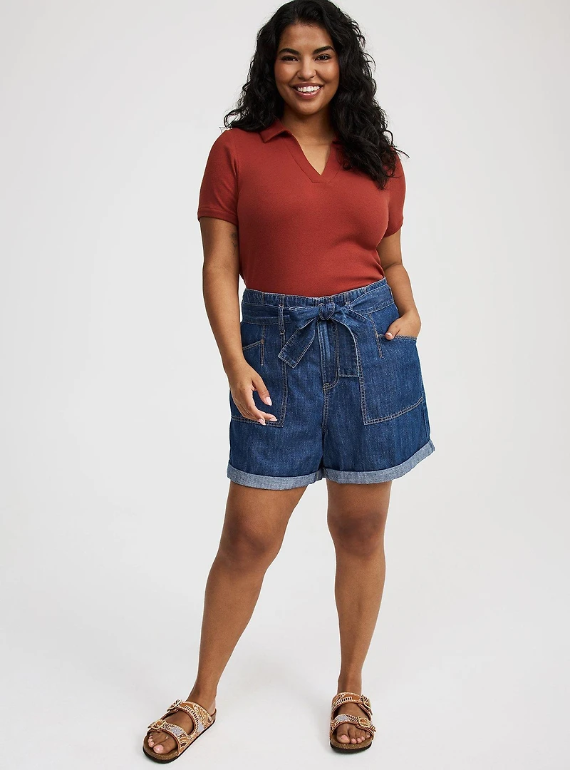 Heritage Rib Polo Tee