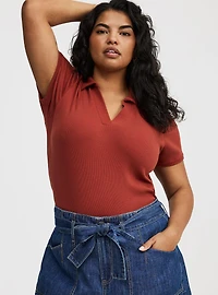 Heritage Rib Polo Tee