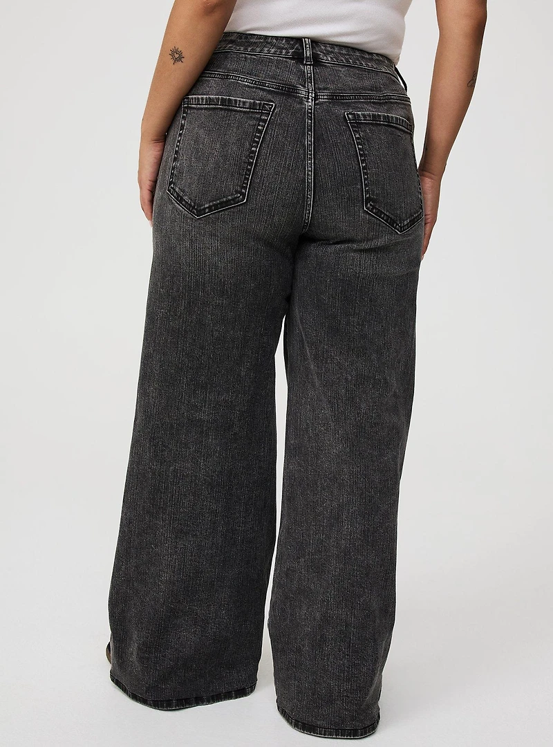 High-Rise Baggy Wide Leg Jean